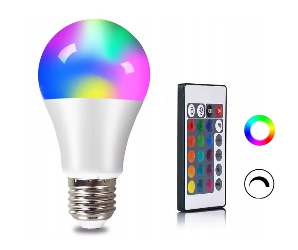 Żarówka RGB 16 kolorów