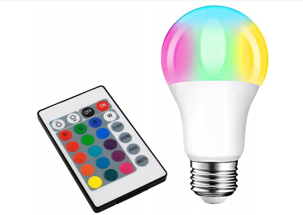 Żarówka RGB 16 kolorów - obrazek 2