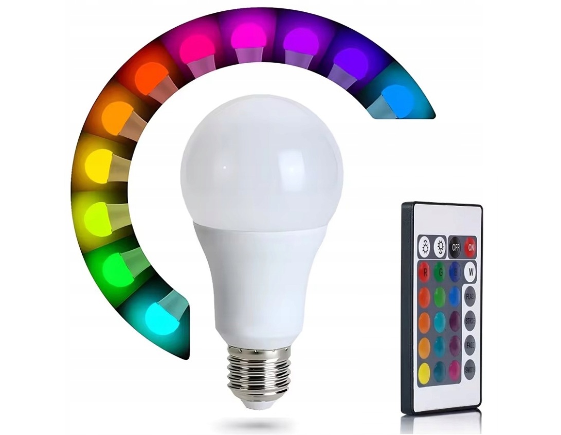 Żarówka RGB 16 kolorów - obrazek 4